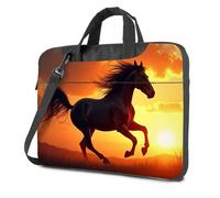 CBRT Mochila para laptop, a caballo galopando al atardecer, bolsa de viaje para laptop, mochila para laptop para mujer, color, 26x36cm, Bohemio