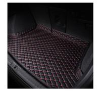 CBRWBKWHI Coche Cuero Alfombrillas Maletero para VW Golf 7/GTI R Mk7 2013-2023 2024 2025 Coche Protector Maletero Protectora Funda Maletero Antideslizante Alfombrillas,Black Red