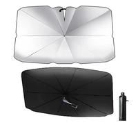 CBRWBKWHI Parasol Coche Delantero, para Peugeot 3008 II SUV 3008GT/GT Pack 2016-2025 2026 Tipo Paraguas Protector Parabrisas con Apertura Espejo Aislante Térmico de Calidad,L