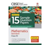 Cbse Board Exam 2023: Succeed 15 Sample Question Papers Mathematics Class 10