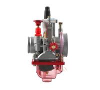 CBTFGTV Montaje Carburador Carburador Motocicleta para PWK 24 26 28 30 34 Mm con Motor Power Jet 2T Y 4T para Motocross(RED-PWK34)