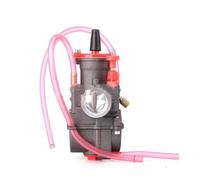 CBTFGTV Montaje Carburador Carburador Universal para Motocicleta per PWK 4mm 26mm 28mm 30mm 32mm 34mm 2T 4T(Black 34MM)