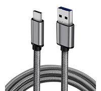 CBUS - Cable USB 3.1 a USB-A 3.0 para Disco Duro LaCie, SanDisk Extreme, G-Drive, Samsung T5, X5, My Passport, Seagate Fast, Transcend StoreJet, Glyph (6,6 pies), Color Gris