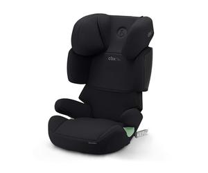 CBX by CYBEX Silla de coche infantil Solution X i-Fix, Para coches con y sin ISOFIX, De 3 a 12 años aprox. (100 - 150 cm), De 15 a 50 kg aprox., Negro (Pure Black)