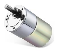 CC 12V 1000RPM Motor de Engranajes de Alto Par EléCtrico ReduccióN de Velocidad Motor de Engranajes Eje de Salida ExcéNtrico 37Mm Caja de Cambios