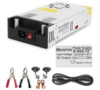 CC 12V 50A 600W Fuente alimentación conmutada DIY Actualizado 220V CA-CC 12 Volt 50 Amp SMPS Convertidor Adaptador corriente Transformador 10A 20A 25A 30A 40A