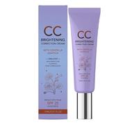 CC Cream Corrector de Color - Prebase Unificadora de FPS 25-15 ml Prebase Facial,para Mujeres, Chicas, Todo Tipo de Piel, Belleza, Citas, Viajes