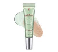 CC Cream Red Correct, CC Crema contra rojeces con Centella Asiática, Base de Maquillaje Coreana con SPF 25, corrector de cobertura completa con efecto calmante para una uniformidad natural en todos