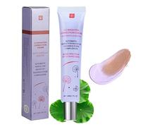 CC Crema correctora roja, 30 g contra rojeces con centella, factor de protección solar 25, cuidado hidratante ligero, prevención contra la piel seca para mujeres y niñas (morado, talla única)