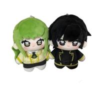 CC/Lelouch Lamperouge Anime Felpa Figura PP Algodón Lindo Personaje de Dibujos Animados Relleno Mini Almohada Colgante Llavero Bolsa de Coche 10CM