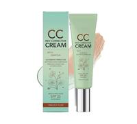 CC Red Corrector Cream con Centella Asiática, FPS 25, Perfeccionador y Corrector de Impurezas, Hidratante, Set Duo Multi-Perfector Against Redness 15 ml (Verde)