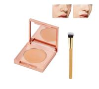 CC Under Eye Concealer, Under Eye Brightener, oculta las ojeras y las imperfecciones de la piel, con pincel, resistente al agua y de larga duración, antioxidante, para un aspecto suave y radiante (B)
