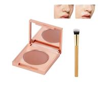 CC Under Eye Concealer, Under Eye Brightener, oculta las ojeras y las imperfecciones de la piel, con pincel, resistente al agua y de larga duración, antioxidante, para un aspecto suave y radiante (C)
