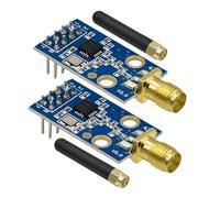 CC1101 inalámbrico Módulo con SMA Antena Binghe 2 Piezas CC1101 433M Módulo transceptor Digital con Conector de Antena SMA 1.9-3.6V DC Interfaz SPI Compatible con Arduino