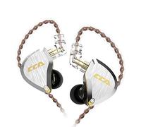 CCA C12 Monitores in-Ear, Cascos 5B 1DD Hybrid HiFi estéreo con Aislamiento de Ruido IEM Auriculares con Cable/Auriculares con Cable Desmontable sin enredos 2 Pines para Audio músico