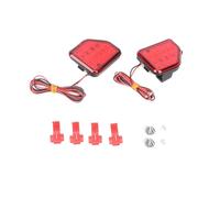 CCACHE Para Jeep Wrangler JL 2018-2023, Faros antiniebla del parachoques trasero del coche Faros antiniebla traseros
