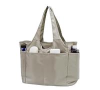 CCAIPU Bolsa de Asas para Mujeres, multi-bolsillo casual debe bolsa impermeable ligero bolsos tote de gran capacidad bolsas de asas para viajes yoga deporte diario (Gris)
