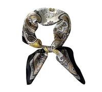 CCAIPU Pañuelo para Mujer, Elegante y Ligero Pañuelo Cabeza Seda, Bufandas Estolas y fulares Bufandas - 70 x 70cm