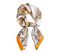 CCAIPU Pañuelo para Mujer, Elegante y Ligero Pañuelo Cabeza Seda, Bufandas Estolas y fulares Bufandas - 70 x 70cm