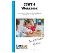 CCAT 4 Workbook: Canadian Cognitive Abilities Test - Grade 4 - Level 10