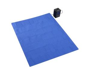 CCAUUB Colchón de agua fría doble con mando a distancia, silencioso, 12 V | Ventana visual de nivel de agua - Práctico mando a distancia con temporizador y múltiples funciones - 12 V de baja tensión