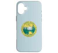 CCC Vintage Civilian Conservation Corp Seal Redesign Carcasa para iPhone 16 Plus