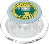 CCC Vintage Civilian Conservation Corp Seal Redesign PopSockets PopGrip para MagSafe