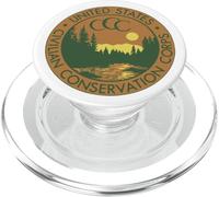 CCC Vintage Civilian Conservation Corp Seal Redesign PopSockets PopGrip para MagSafe