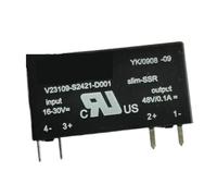 CCCAZ1 Relé de Estado sólido TOZ V23109-S2421-D020, 24 V CC, 48 V CC, 0,1 A, 2 A/0,1 A, 24 V CC, 4 Pines, 1 Unidad(V23109-S2421-D020)