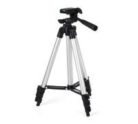 CCChaRLes Protable Cámara Ajustable Para Teléfono Self Stick Monopod Trípode Soporte Flexible Soporte De Montaje Clip Con Bolsa - Plata