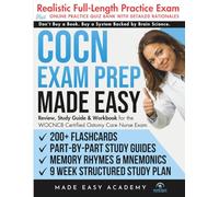 CCCN Exam Prep Made Easy: Review, Study Guide & Test Prep for the WOCNCB Certified Continence Care Nurse Exam with Flashcards, an Online Quiz Bank, 9 ... Practice Test (Made Easy Academy Series)