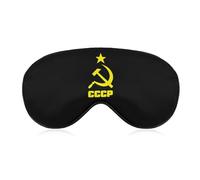 CCCP Antifaz Ruso para Dormir con los Ojos Vendados y Correa Ajustable para Dormir y Viajar