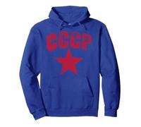 CCCP Army Soviet Union URSS Communist Sudadera con Capucha, Unisex para Adultos, Azul Real, S