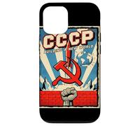 CCCP Construyendo un Nuevo Mundo Soviético Carcasa para iPhone 12/12 Pro