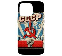 CCCP Construyendo un Nuevo Mundo Soviético Carcasa para iPhone 14 Pro MAX