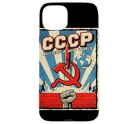 CCCP Construyendo un Nuevo Mundo Soviético Carcasa para iPhone 15 Plus