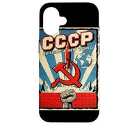 CCCP Construyendo un Nuevo Mundo Soviético Carcasa para iPhone 16