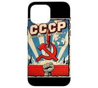 CCCP Construyendo un Nuevo Mundo Soviético Carcasa para iPhone 16 Pro MAX