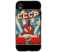 CCCP Construyendo un Nuevo Mundo Soviético Carcasa para iPhone X/XS