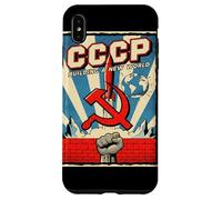 CCCP Construyendo un Nuevo Mundo Soviético Carcasa para iPhone XS MAX