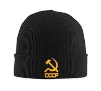 CCCP URSS Sombrero de Punto Ruso Martillo y Hoz Sombreros comunistas Deportes al Aire Libre Gorros de Gorro Sombrero de Casco cálido y Suave