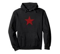 CCCP Vintage Unión Soviética Rusia Retro URSS Revolution Star Sudadera con Capucha, Unisex para Adultos, Negro, M