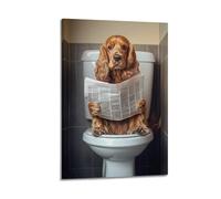 Cccyh_4K__An_English_Cocker_Spaniel_dog_sitting_on_the__c62b51e4-bfcf-4deb-a2c7-7090937ca614_3 Póster decorativo de lienzo para pared e impresión artística moderna para decoración de dormitorio