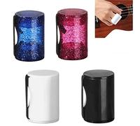 CCeCCe Juego de 4 anillos de plástico con correa ajustable, campanilla de arena para guitarra, ukelele, mandolina, banjo, cajón, percusión, instrumentos musicales, accesorios de herramientas