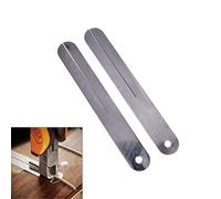 CCeCCe Paquete de 2 placas de tope para trastes de guitarra, herramienta de extracción de diapasón, protectores de trastes, herramientas de reparación de trastes de guitarra, herramientas de
