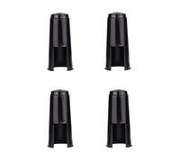 CCeCCe Paquete de 4 tapas de repuesto para boquilla de saxofón alto, cubierta protectora de plástico, protector de fijación de ligadura para instrumentos de viento de madera