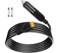 Ccedviery Cargador de coche rápido portátil de 12 V y 24 V con conector XT60 para Eco-Flow Delta River, Blu-etti EB55, an-ker 757 767, compatible con Eco-Flow Wave 2 para exteriores, cable de