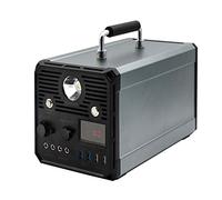 CCFCF Generador Solar portátil de 1000 W, energía de Respaldo de batería de Litio de 120000 mAh con Enchufe, para emergencias de Pesca al Aire Libre