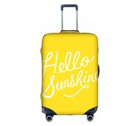 Cchgkpd Goodlooking Hello Sunshine - Funda de equipaje elástica lavable personalizada para maletas de 45,7 a 81,3 cm, White, M