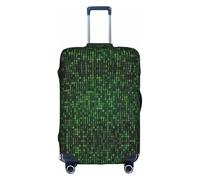 Cchgkpd Hacker Era - Funda de equipaje elástica lavable personalizada para maletas de 45,7 a 81,3 cm, White, L